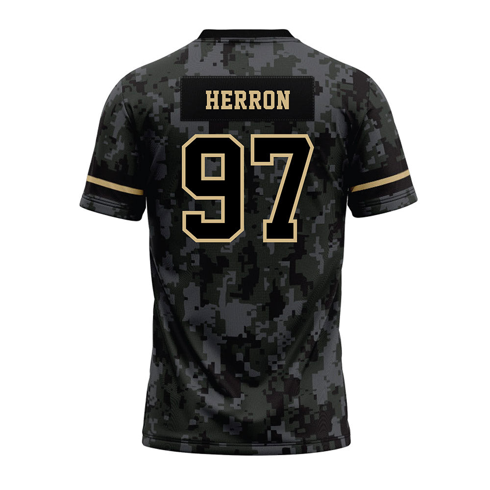 Wake Forest - NCAA Football : Matthew Herron - Camo Premium Football Jersey-1