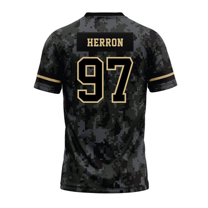 Wake Forest - NCAA Football : Matthew Herron - Camo Premium Football Jersey-1