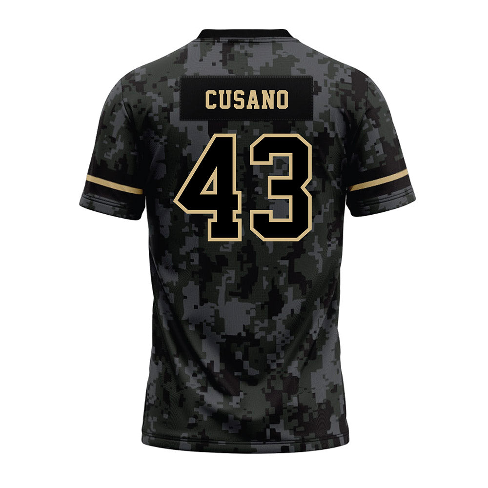 Wake Forest - NCAA Football : Frank Cusano - Camo Premium Football Jersey-1
