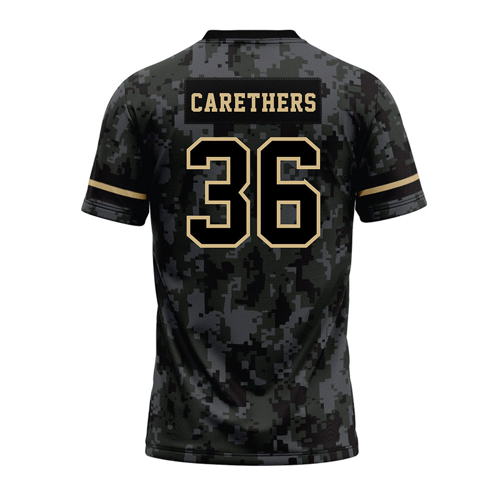 Wake Forest - NCAA Football : Seth Carethers - Camo Premium Football Jersey-1