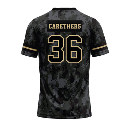 Wake Forest - NCAA Football : Seth Carethers - Camo Premium Football Jersey-1
