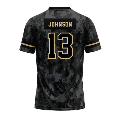 Wake Forest - NCAA Football : Billy Johnson - Camo Premium Football Jersey-1