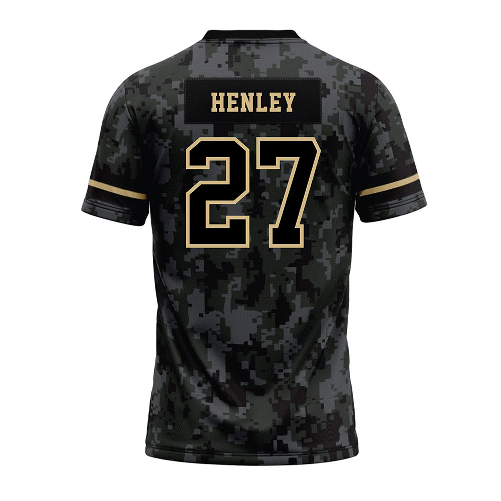 Wake Forest - NCAA Football : Ryan Henley - Camo Premium Football Jersey-1