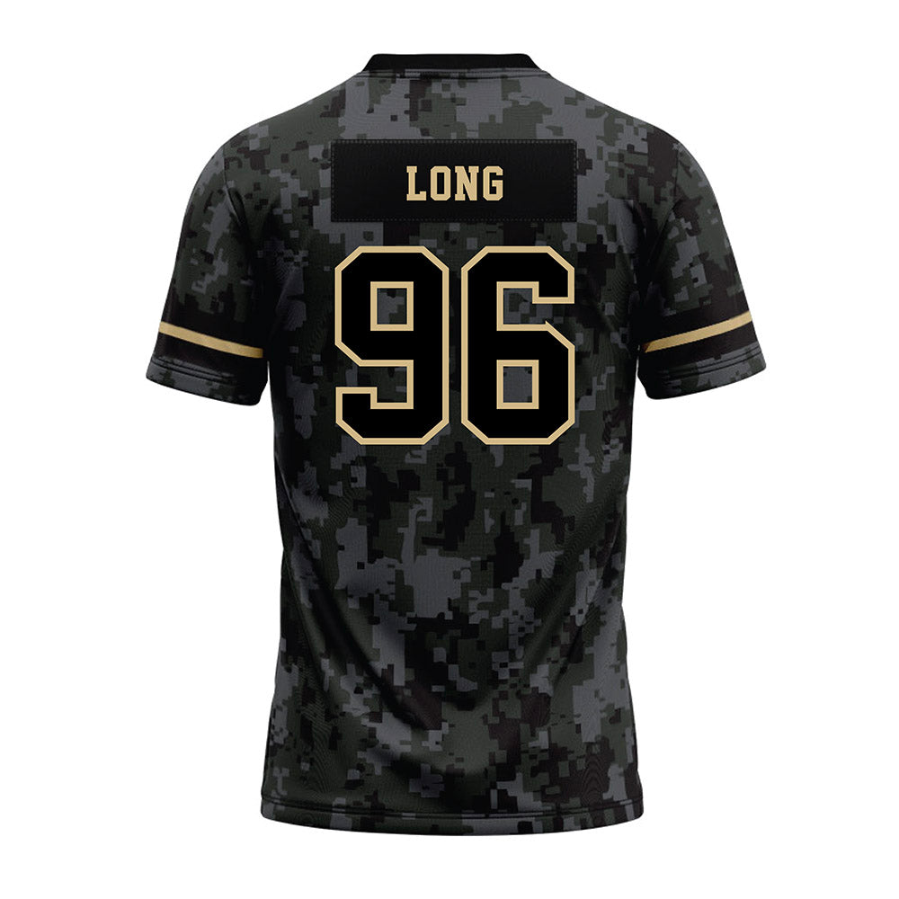 Wake Forest - NCAA Football : Cooper Long - Camo Premium Football Jersey-1
