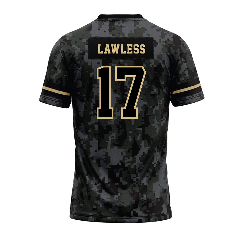 Wake Forest - NCAA Football : Grant Lawless - Camo Premium Football Jersey-1