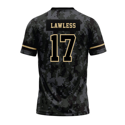 Wake Forest - NCAA Football : Grant Lawless - Camo Premium Football Jersey-1