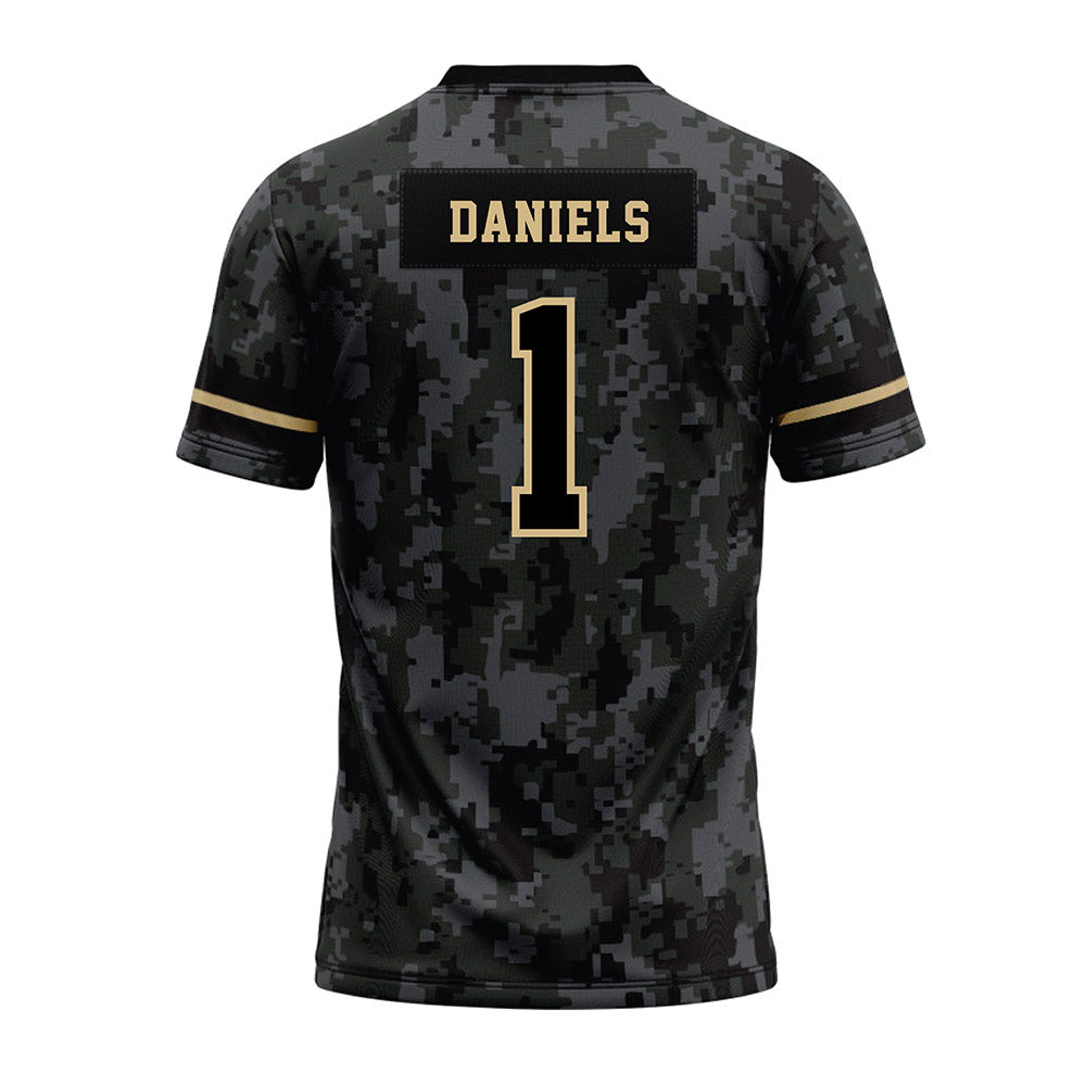Wake Forest - NCAA Football : Kahnen Daniels - Camo Premium Football Jersey-1