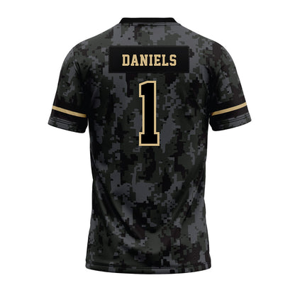 Wake Forest - NCAA Football : Kahnen Daniels - Camo Premium Football Jersey-1