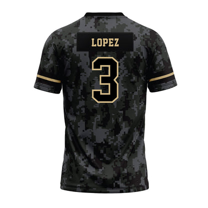 Wake Forest - NCAA Football : Gio Lopez - Camo Premium Football Jersey-1