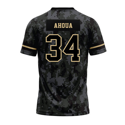 Wake Forest - NCAA Football : Micheal Ahoua - Camo Premium Football Jersey-1