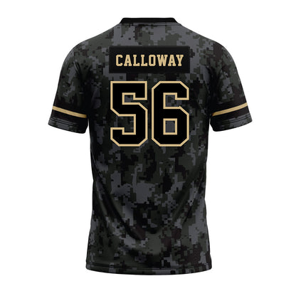 Wake Forest - NCAA Football : Ethan Calloway - Camo Premium Football Jersey-1