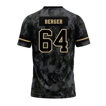 Wake Forest - NCAA Football : Ryan Berger - Camo Premium Football Jersey-1