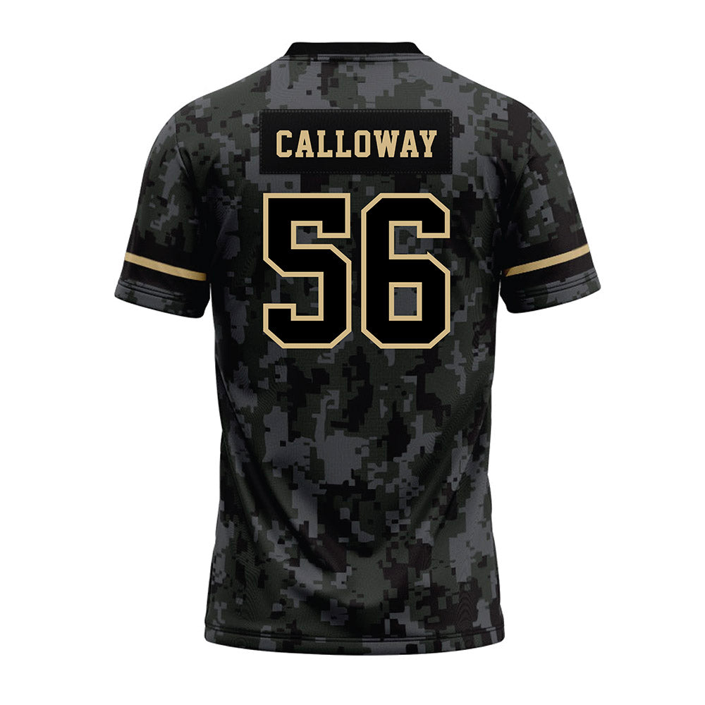 Wake Forest - NCAA Football : Ethan Calloway - Camo Premium Football Jersey-1