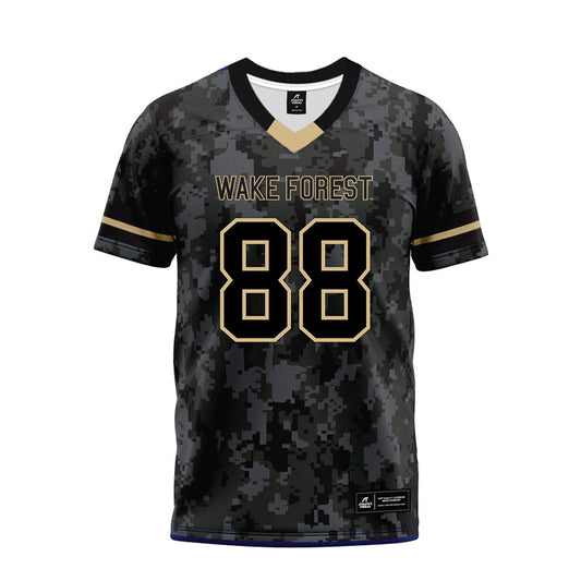 Wake Forest - NCAA Football : Bryce Kania - Camo Premium Football Jersey-0