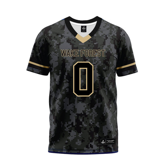 Wake Forest - NCAA Football : Drayden Dickmann - Camo Premium Football Jersey-0