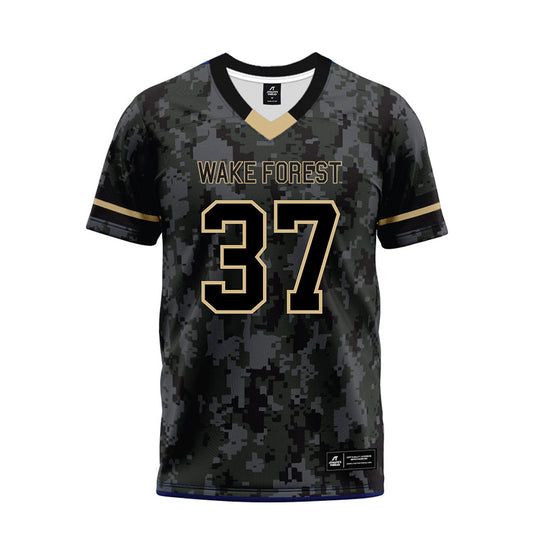 Wake Forest - NCAA Football : Larry Warren - Camo Premium Football Jersey-0