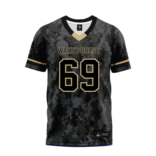 Wake Forest - NCAA Football : Dalton DeBoer - Camo Premium Football Jersey-0