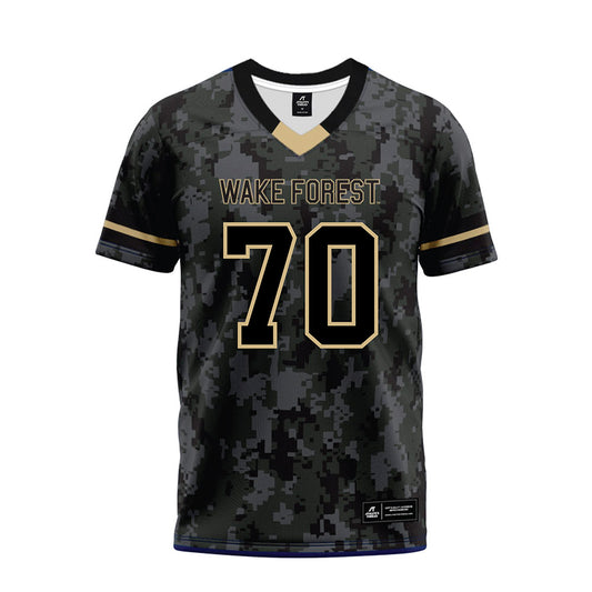 Wake Forest - NCAA Football : Will Way - Camo Premium Football Jersey-0
