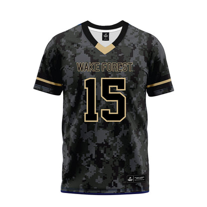 Wake Forest - NCAA Football : Antonio Meeks - Camo Premium Football Jersey-0