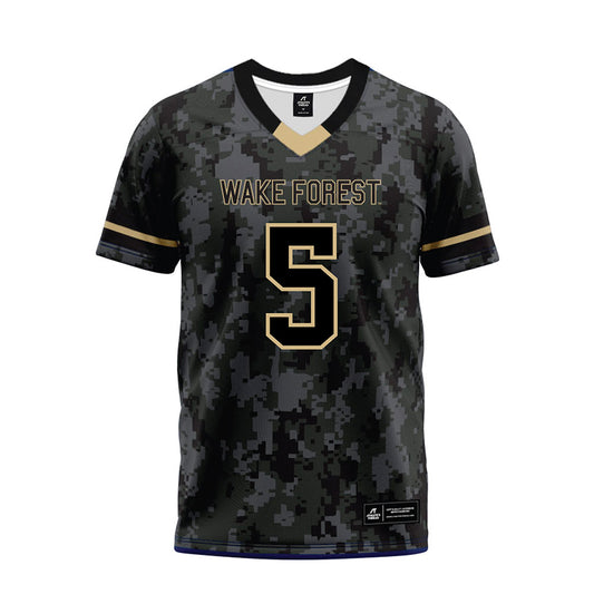 Wake Forest - NCAA Football : Kam Shanks - Camo Premium Football Jersey-0