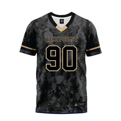 Wake Forest - NCAA Football : Sydir Mitchell jr - Camo Premium Football Jersey-0