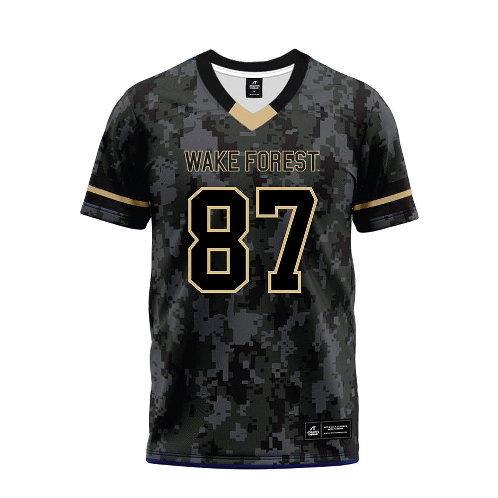Wake Forest - NCAA Football : Charlie Wingfield - Camo Premium Football Jersey-0
