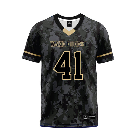Wake Forest - NCAA Football : Kalil Townes - Camo Premium Football Jersey-0