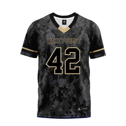 Wake Forest - NCAA Football : Isaac Nelson - Camo Premium Football Jersey-0