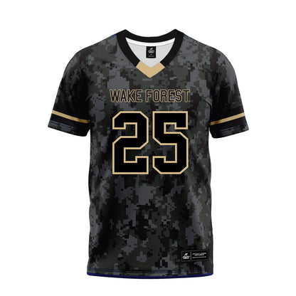 Wake Forest - NCAA Football : Josh Patterson - Camo Premium Football Jersey-0