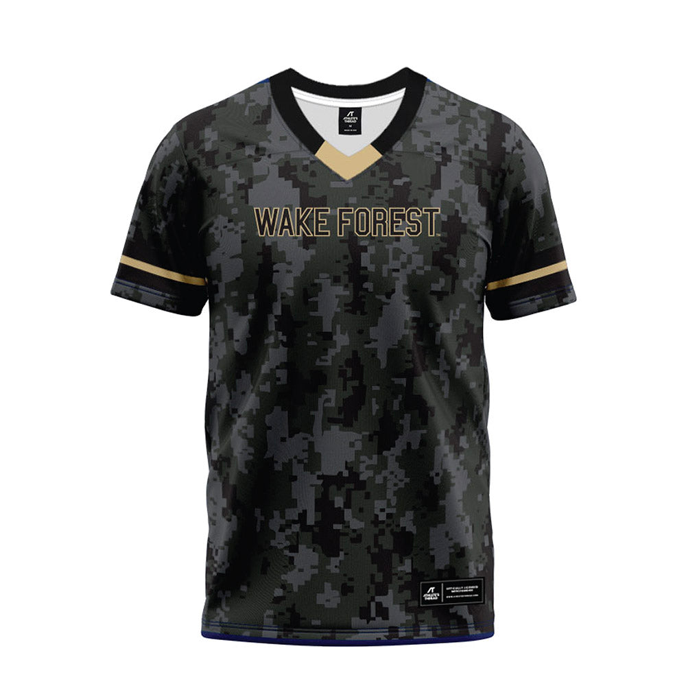 Wake Forest - NCAA Football : Dylan Durbin - Camo Premium Football Jersey-0