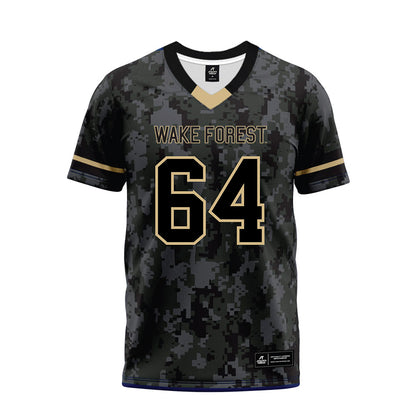 Wake Forest - NCAA Football : Dylan Durbin - Camo Premium Football Jersey-0
