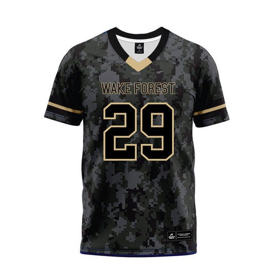 Wake Forest - NCAA Football : Jake Ryan - Camo Premium Football Jersey-0