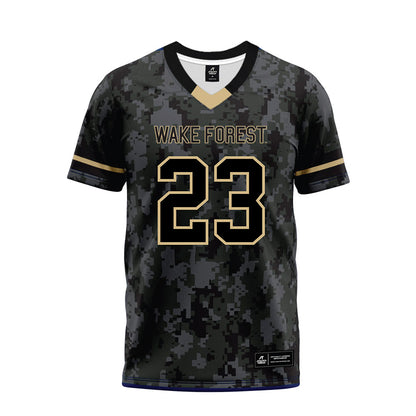 Wake Forest - NCAA Football : Vincent Firenze - Camo Premium Football Jersey-0