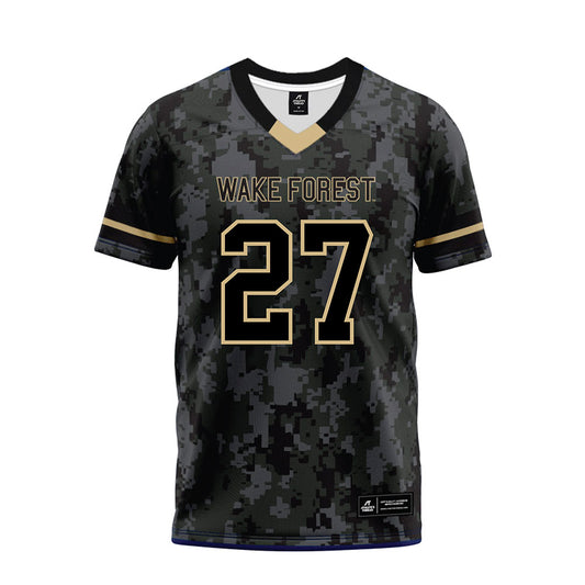 Wake Forest - NCAA Football : Ryan Henley - Camo Premium Football Jersey-0