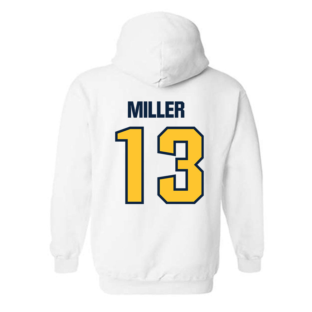 Murray State - NCAA Men's Basketball : Mason Miller - Fashion Shersey Hooded Sweatshirt-1