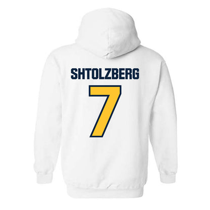 Murray State - NCAA Men's Basketball : Ben Shtolzberg - Fashion Shersey Hooded Sweatshirt-1