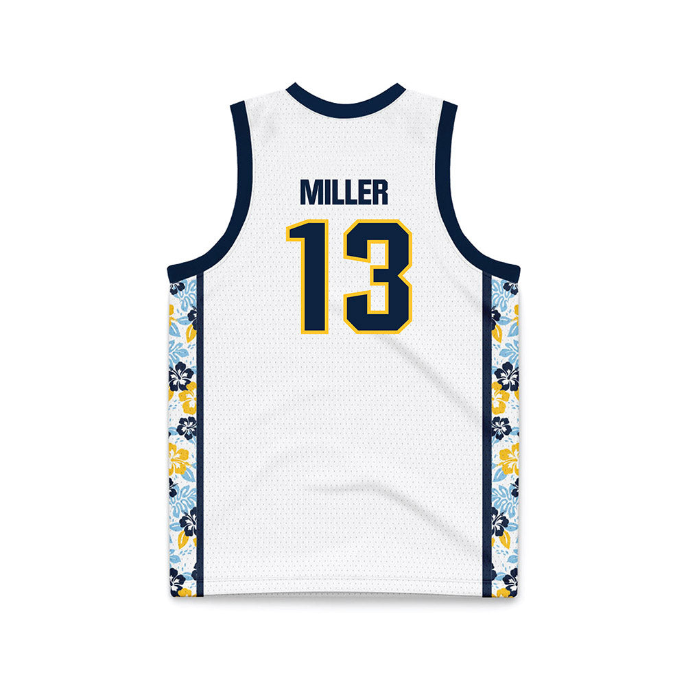 Murray State - NCAA Men's Basketball : Mason Miller - White Basketball Jersey-1