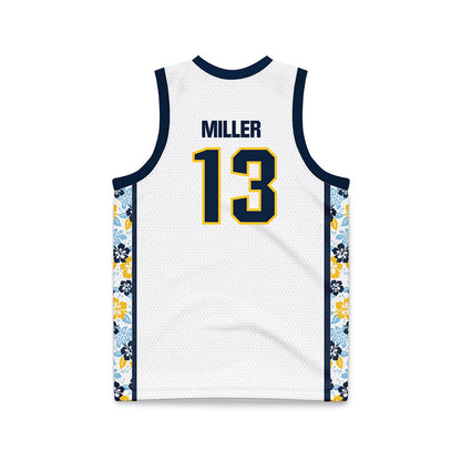 Murray State - NCAA Men's Basketball : Mason Miller - White Basketball Jersey-1