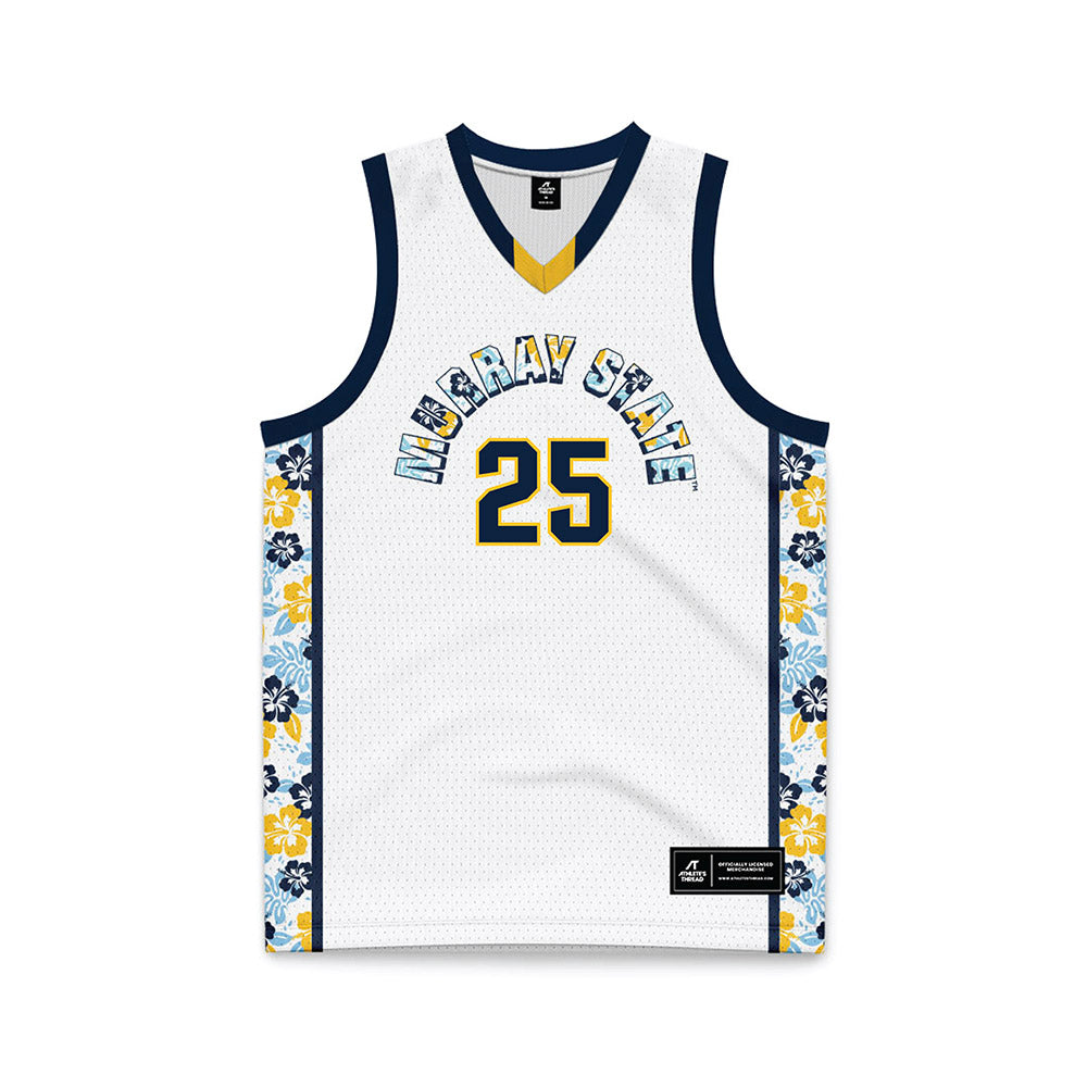 Murray State - NCAA Men's Basketball : Dillon Butler - White Basketball Jersey-0