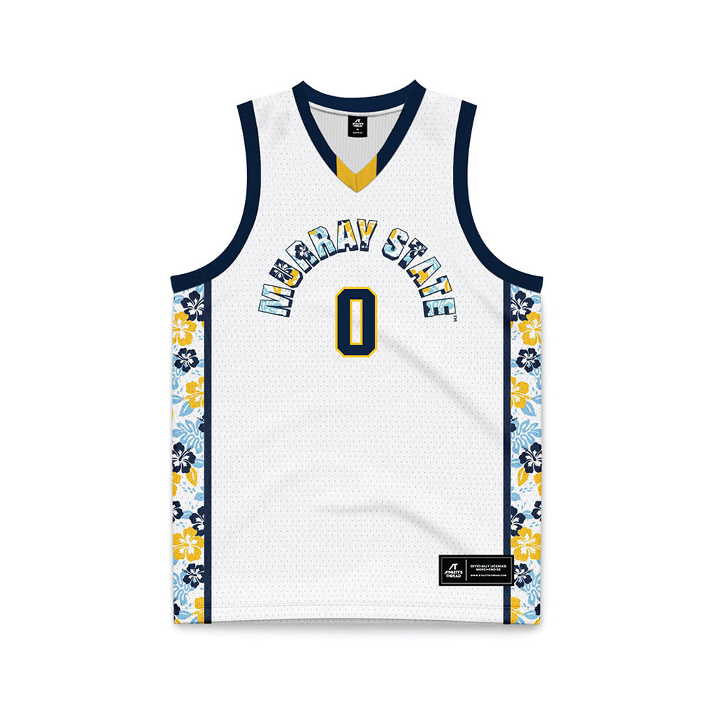Murray State - NCAA Men's Basketball : Kaden Magwood - White Basketball Jersey-0
