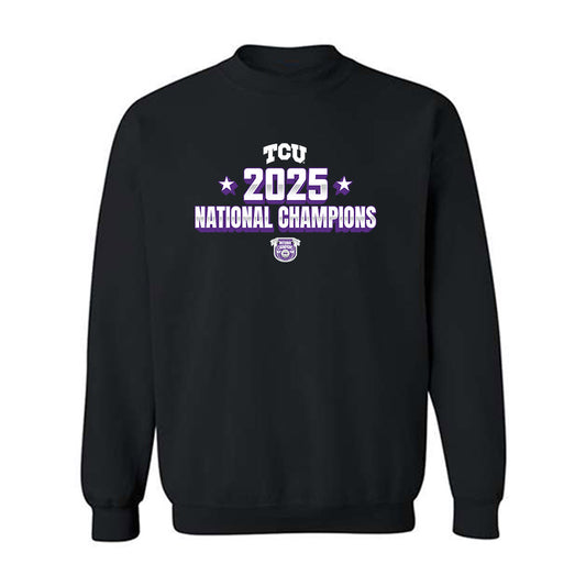 TCU - NCAA Beach Volleyball : Britain Taylor - NCAA® National Champions Crewneck Sweatshirt-0