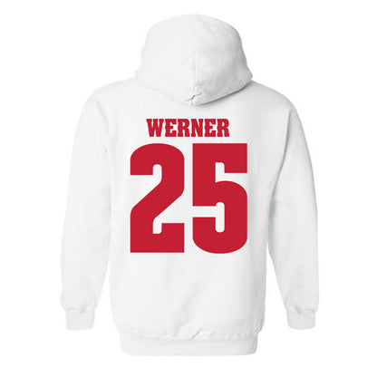 Wisconsin - NCAA Softball : Madison Werner - Classic Shersey Hooded Sweatshirt-1