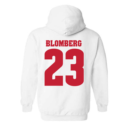 Wisconsin - NCAA Softball : Hilary Blomberg - Classic Shersey Hooded Sweatshirt-1