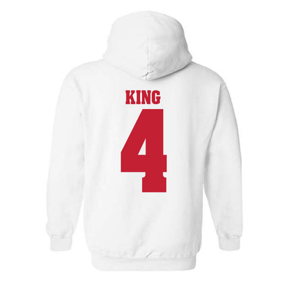 Wisconsin - NCAA Softball : Emma King - Classic Shersey Hooded Sweatshirt-1