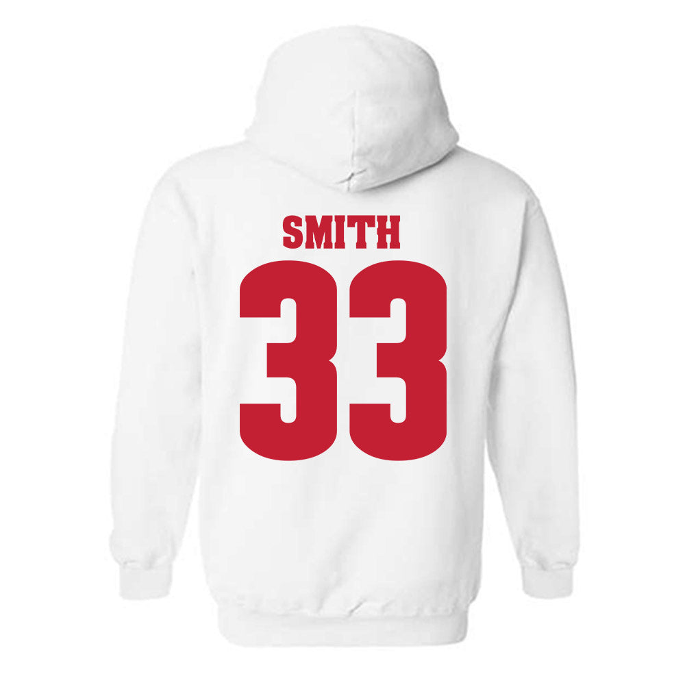 Wisconsin - NCAA Men's Soccer : Charlie Smith - Classic Shersey Hooded Sweatshirt-1