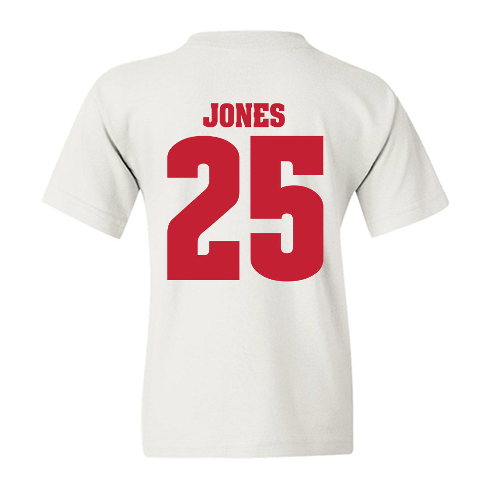 Wisconsin - NCAA Men's Soccer : Ellis Jones - Classic Shersey Youth T-Shirt-1