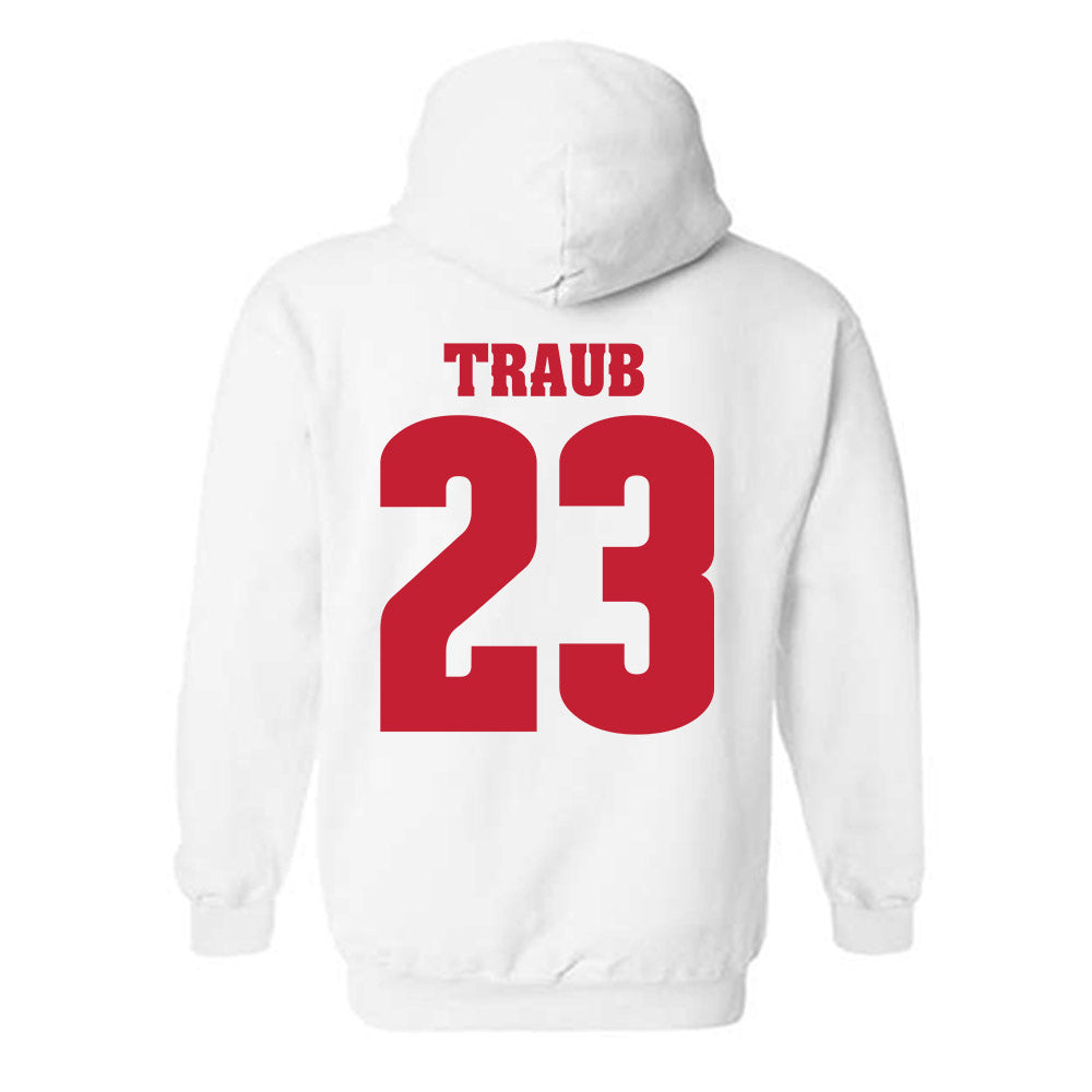 Wisconsin - NCAA Women's Soccer : Izy Traub - Classic Shersey Hooded Sweatshirt-1
