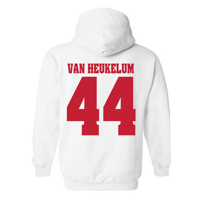 Wisconsin - NCAA Men's Soccer : Luke Van Heukelum - Classic Shersey Hooded Sweatshirt-1