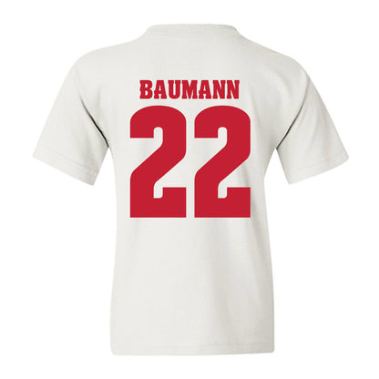 Wisconsin - NCAA Women's Soccer : Jenna Baumann - Classic Shersey Youth T-Shirt-1