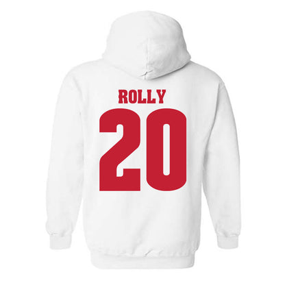 Wisconsin - NCAA Women's Soccer : Calypso Rolly - Classic Shersey Hooded Sweatshirt-1